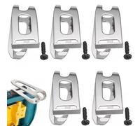 BAAQII Lot de 5 crochets de rechange en acier inoxydable pour visseuse à percussion Makita 18 V LXT