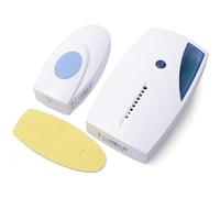 BAAQII Sonnette sans fil avec télécommande à 36 mélodies fortes, lumière LED numérique sans fil, sonnette de porte sans fil, kit de carillon étanche sans fil