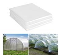 BaBahuanhuan Film de Serre 2x4 M Extra Résistant, Bâche Polyéthylène Transparente pour Jardin, Anti-déchirure, Couverture pour Tunnel de Jardinage, Protection des Plantes