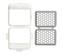 Babby Panier pour lave-vaisselle - Boîte de rangement légère et transparente pour le nettoyage des tétons | sécurisé pour petites pièces | Sucette paille, cuillère à café, baguettes
