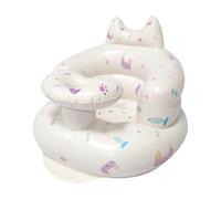 Babies Inflatable Chair, Foldable Multi-Functional Baby Learning Seat, Portable Inflatable Back Support Sofa with Built-in Pump for Toddler, Baby 3+ Months