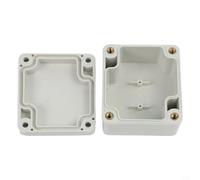 babominimer Boîte de jonction étanche en plastique ABS IP67 pour projet électronique extérieur et projets de bricolage, boîtier rectangulaire blanc avec (63 x 58 x 35 mm)
