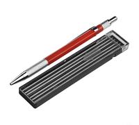 babominimer Crayon de soudure avec 12 recharges de stries argentées, marqueur mécanique en métal pour tracer et tracer l'acier