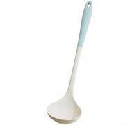 babominimer Ensemble d'ustensiles de cuisine en silicone avec spatule, louche et cuillère fendue, résistant à la chaleur jusqu'à 220 °C, tâches de cuisine non sûres, poignées ergonomiques (B)