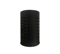 Babominimer Porte-couverts en Acier Inoxydable, Organiseur d'Ustensiles de Cuisine, Égouttoir à Couverts, Panier de Rangement pour Cuillères et Fourchettes (Noir)