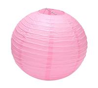 BABOS 1 lanterne japonaise en papier pour mariage, 40 cm, rose