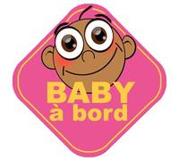 Baby À Bord Fille Méditerranéenne - 15cm - Sticker/Autocollant