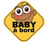Baby À Bord Méditerranéen - 10cm - Sticker/Autocollant