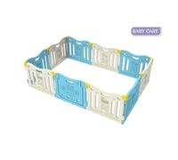 BABY CARE Parc pour bébé - bleu ciel | Playpen - Sky Blue