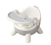 Baby Chair for Eating, Dinosaur Child Dining Seat, Double Tray Removable Design, Ergonomic Non-Slip Base, Portable Feeding Stool for Camping, Travel, Lawn, Indoor Use