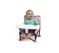 Bright Starts, Rehausseur Portable Disney Minnie Mouse Pop 'N Sit, Utilisation Intérieur/Extérieur avec Tablette pour Repas, 6 Mois à 3 Ans
