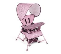 Baby Delight Go with Me Venture Chaise portable | Intérieur et extérieur | Auvent solaire | 3 étapes de croissance pour enfant | Rose canyon