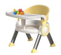 Baby Dining Chair, Feeding Seat for Kids, Multifunctional Small Stool, 15.16x13.39x12.99 inches, Musical Design, Adjustable Height, Best for Home, Camping, Beach, and Travel Use