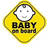 Baby On Board - 10x10cm - Sticker/Autocollant