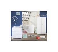 BABY PRICE 1P375 Chambre Bébé Trio Lit + Commode + Armoire