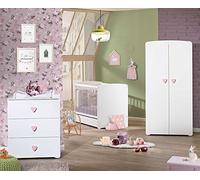 BABY PRICE 1P377 Chambre Bébé Trio Lit + Commode + Armoire