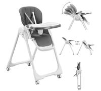 Baby Vivo Chaise haute de bébé pour Enfants Réglable Tablette Siège Stardust