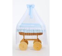 Baby Wicker Mand Deluxe Bellamy - Lit d'enfant fait main - confort naturel et respirant