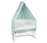 babybay Ciel de lit gaufré pour Support Mobile Compatible avec Tous Les modèles jusqu'à 96 cm de Longueur, Bleu Tendre