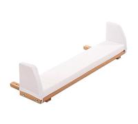 babybay Côté rallonge en cœur de hêtre huilé avec complément de Matelas Blanc Compatible avec Les modèles Maxi, Boxspring et Comfort Plus