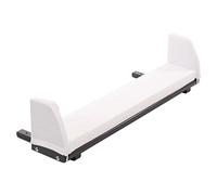 babybay Côté rallonge gris ardoise laqué avec complément de matelas blanc compatible avec les modèles Maxi, sommier tapissier et Comfort Plus