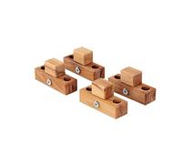 babybay Fixations de Parc Convient pour Modèles Original Midi Maxi Boxspring Light/Easy Cœur de Hêtre Huilé 1 Unité