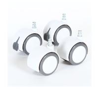 Babybay - Lot de 4 roulettes parquet pour berceaux Cododo Babybay - Blanc