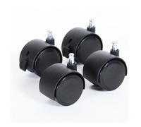 Babybay - Lot de 4 roulettes parquet pour berceaux Cododo Babybay - Noir