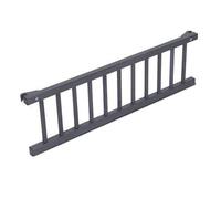 Babybay Maxi/Boxspring Verschlussgitter Schiefergrau Lackiert