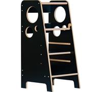 Babylike Tour d’apprentissage Montessori Premium pour enfant | Tour d’observation réglable dès 1 an | Aide de cuisine stable et sûre