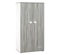Babyprice Armoire Chambre Bebe Smile Chene Silex 2 Portes