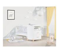 Prix bébé - JOY NATUREL - Lit combiné Evolution 120x60 90x190