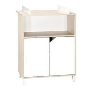 Babyprice - Scandi Naturel - Commode 2 Portes Et 1 Niche Baby Price