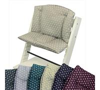 Babys-Dreams - Ensemble coussin d'assise en 2 parties pour chaise haute Stokke Tripp Trapp - Coussin de rechange