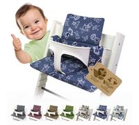 Babys-Dreams - Ensemble coussin d'assise en 2 parties pour chaise haute Stokke Tripp Trapp - Coussin de rechange