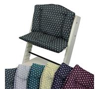 Babys-Dreams - Ensemble coussin d'assise en 2 parties pour chaise haute Stokke Tripp Trapp - Coussin de rechange