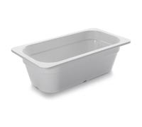 Bac 1/3 en mélamine Lacor GN Blanc 3,80 L