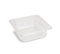 Bac 1/6 en polycarbonate Lacor GN Blanc 1,10 L