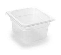 Bac 1/6 en polypropylene Lacor GN Blanc 1,60 L