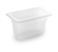 Bac 1/9 en polypropylene Lacor GN Blanc 0,90 L