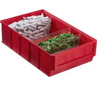 Bac à bec Allit Profi Plus ShelfBox 300B rouge rouge (L x l x H) 185 x 300 x 81 mm