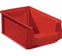 Bac à bec L350/300xl210xH140mm PE rouge