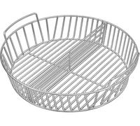 Bac à charbon en acier inoxydable pour barbecues à foyer de 57 cm, avec séparateur