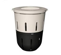 Bac à compost dans le sol - Récipient de décomposition du sol, système de lombricompostage de 27 cm avec déchets organiques, outil de fertilité de jardin, unité de recyclage écologique, poubelle pour