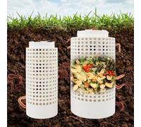 Bac à compost en deux parties pour les déchets organiques dans le jardin ou la serre