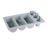 APS Germany Distributeur de couverts en plastique CB675 professionnel 6 compartiments GN 1/1