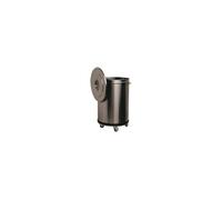 BAC A DECHETS INOX ROULANT 90 LITRES - - Inox90