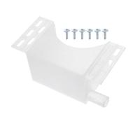 Bac à Eau pour Climatiseur Extérieur, Plateau D'évacuation Blanc 1,5 CM | Plastique Résistant, Installation sans Outils, Gestion des Condensats, Protection des Biens, pour Balcon et Unité Extérieure