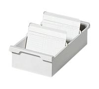 Bac à fiches DIN A4 - Gris lumière
