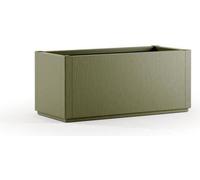 Bac à Fleur ETHICA rectangulaire Stefanplast, 80 cm, 100x43x35 cm, Vert